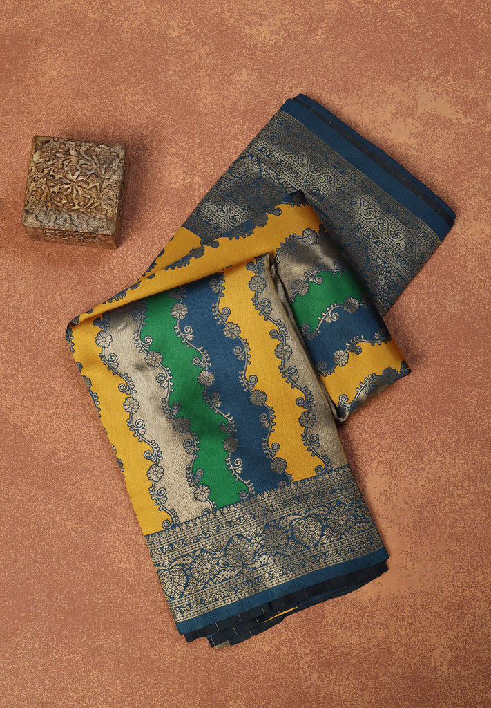 BANARASI MULTI SILK SAREE