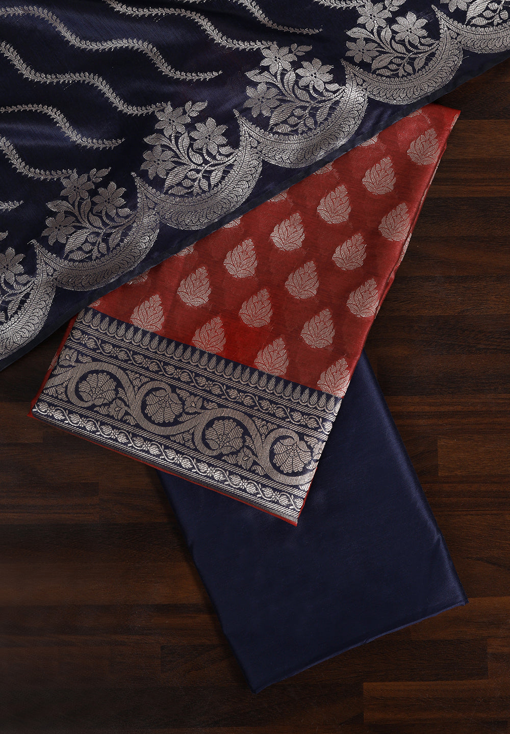 Royal Charm Banarsi Art Silk Suit Set