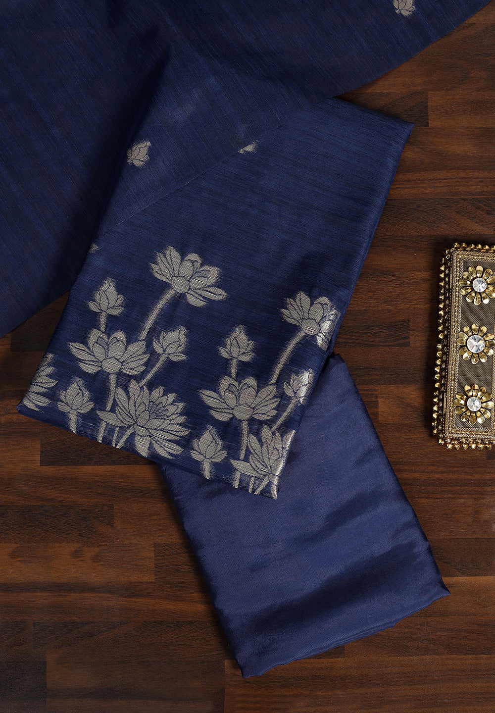 Royal Charm Banarsi Art Silk Suit Set