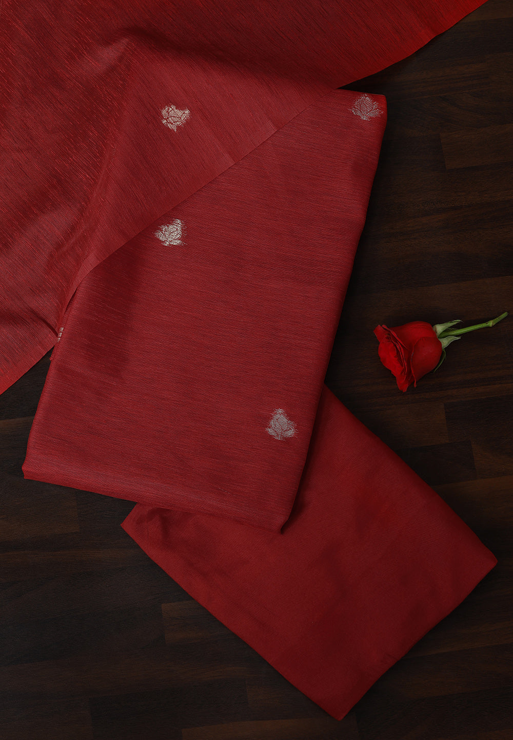 Royal Charm Banarsi Art Silk Suit Set