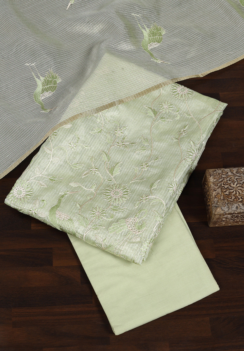 Kota Doria Fabric Suit Set