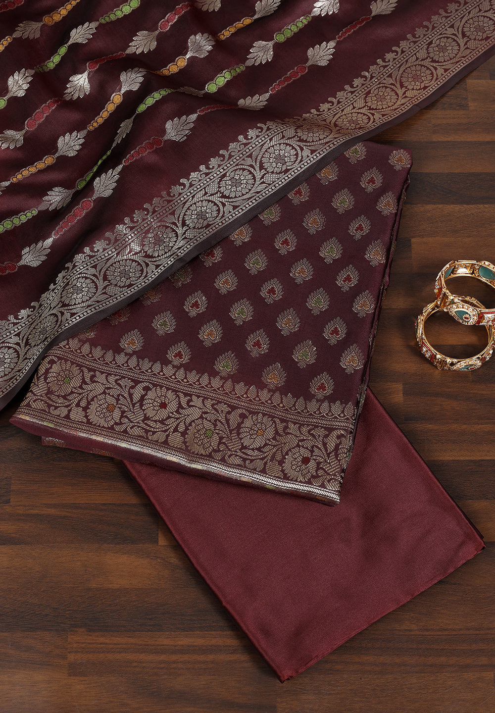 Banarsi Silk Fabric Suit