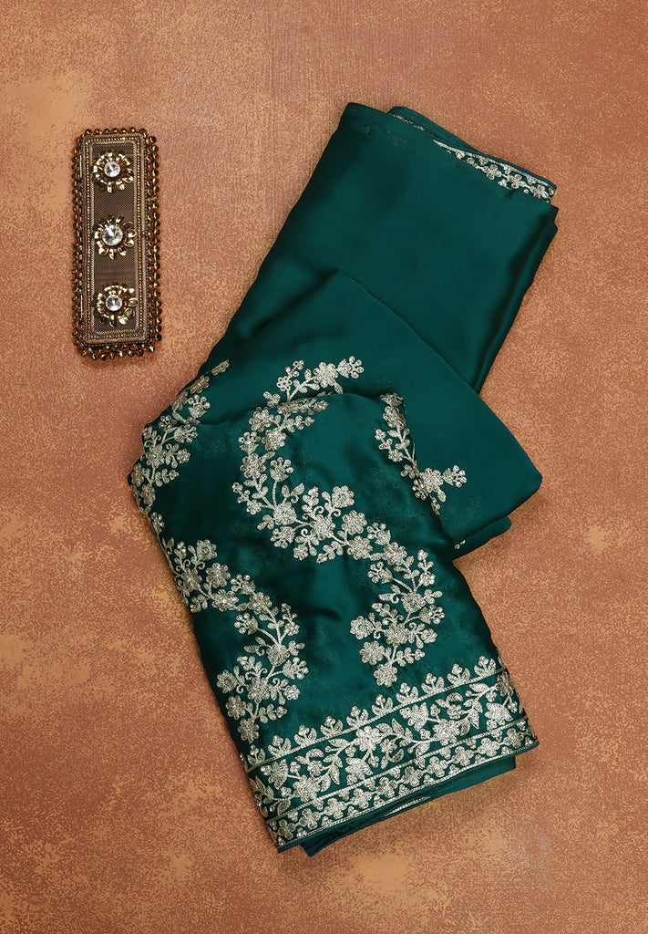 Festive Satin Saree