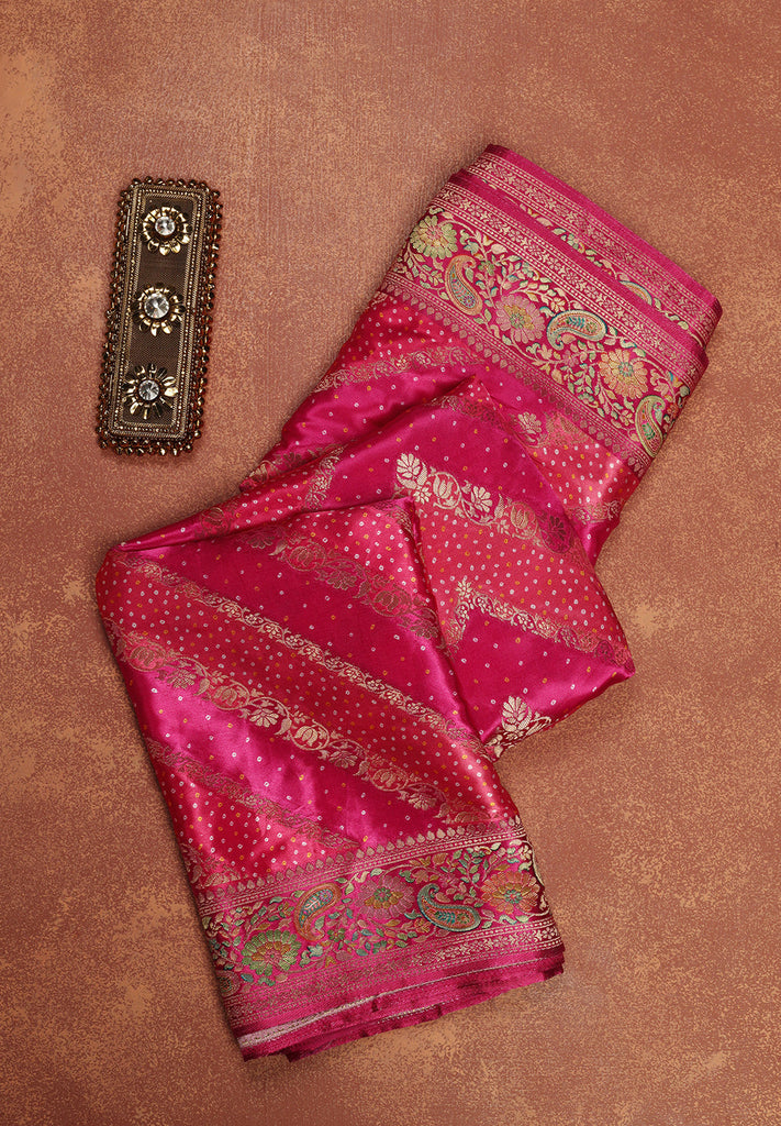 Satin Silk Designer Saree