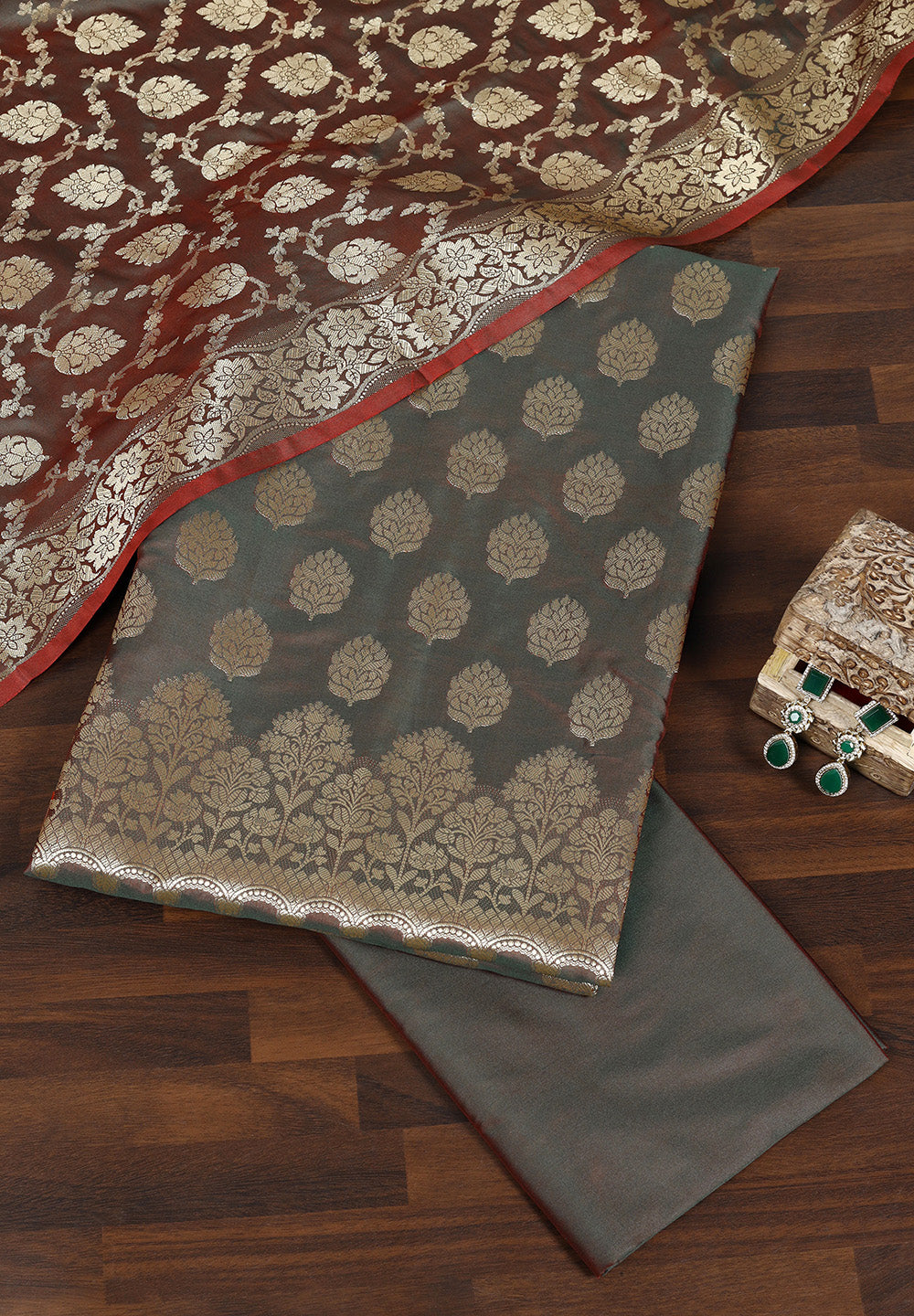 Banarsi Silk Fabric Suit