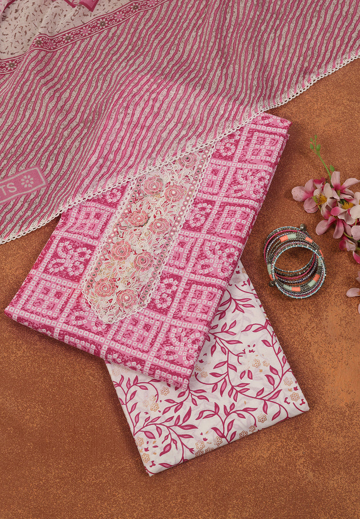 Wrap Yourself in Tradition: Cotton Suits with Authentic Jaipuri Prints