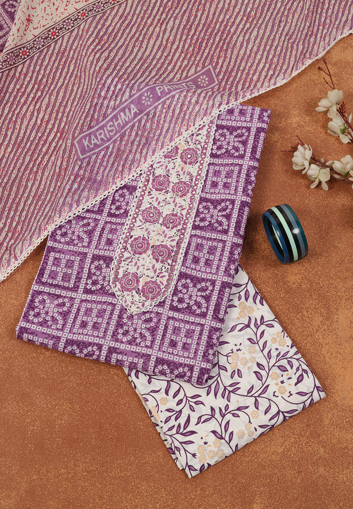 Wrap Yourself in Tradition: Cotton Suits with Authentic Jaipuri Prints