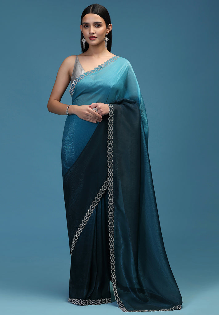 ZARKAN CUT WORK EMBROIDERY SAREE