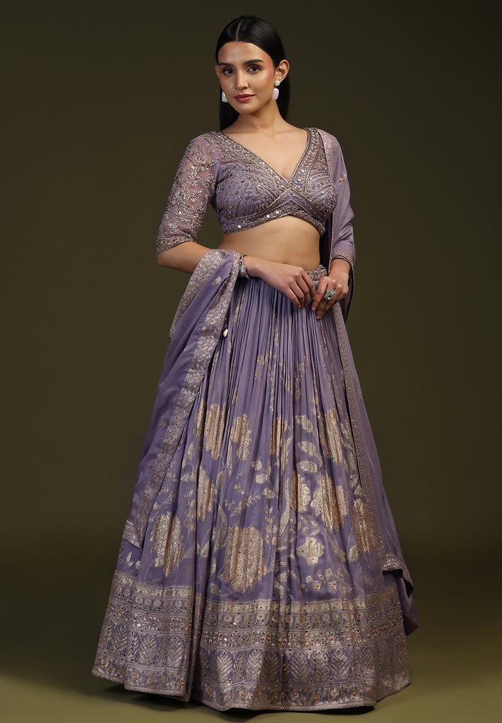 Buy Banarasi Readymade Lehenga for Bride Online