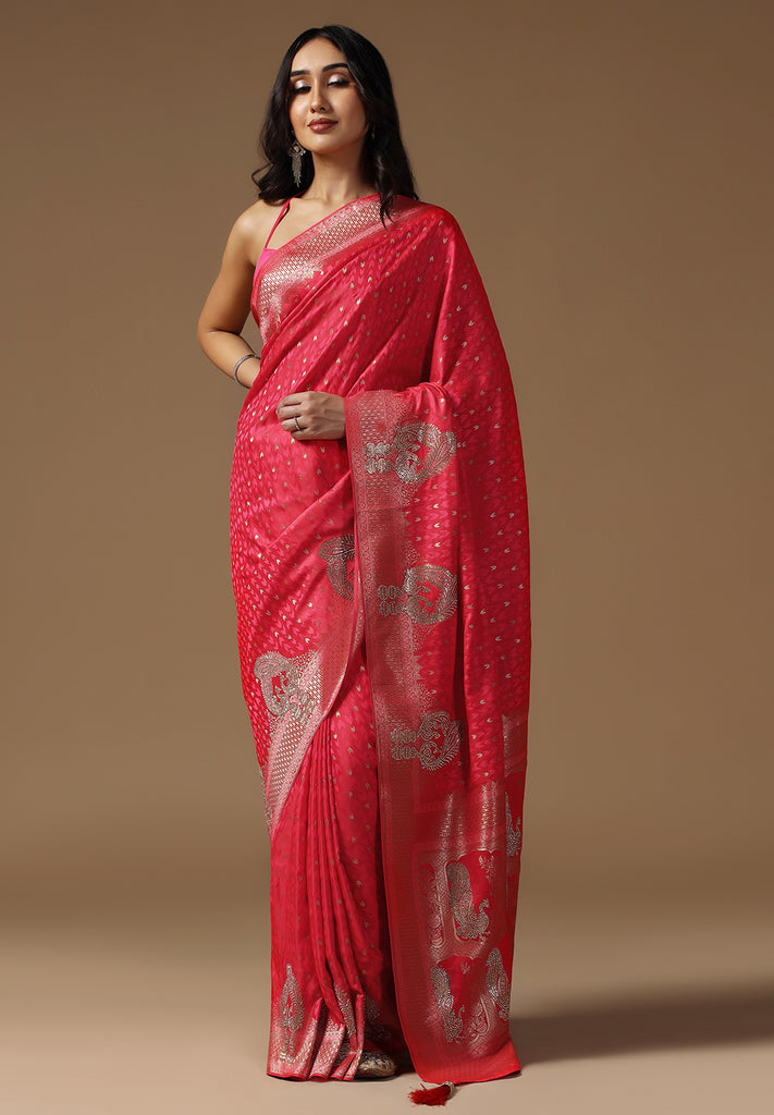 Satin Silk Designer Saree