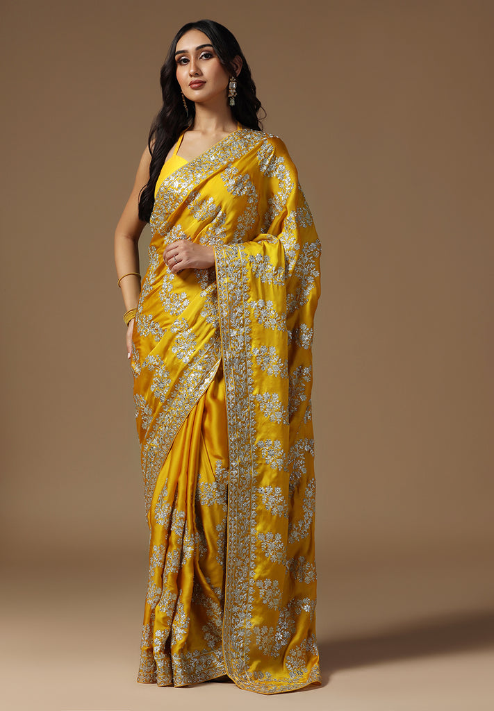 Festive Satin Saree