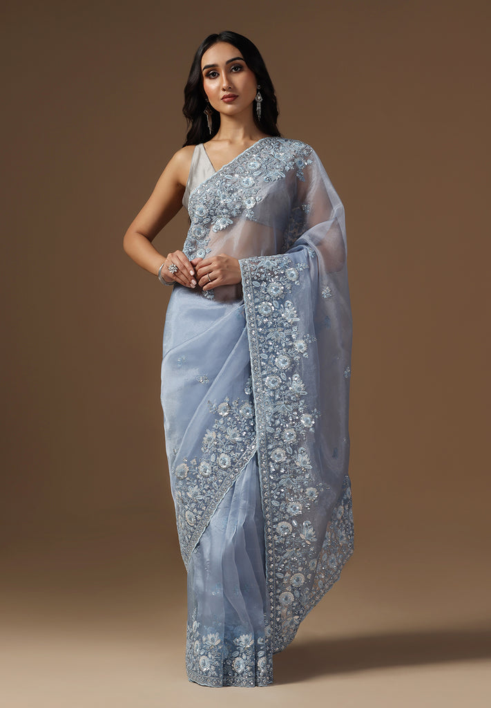 Organza Designer Saree