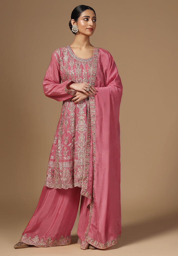 Elegance Crepe Sharara Suit