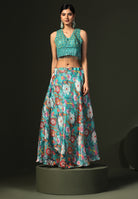 Buy Green Readymade Bridal Lehenga Set | Bombay Selections