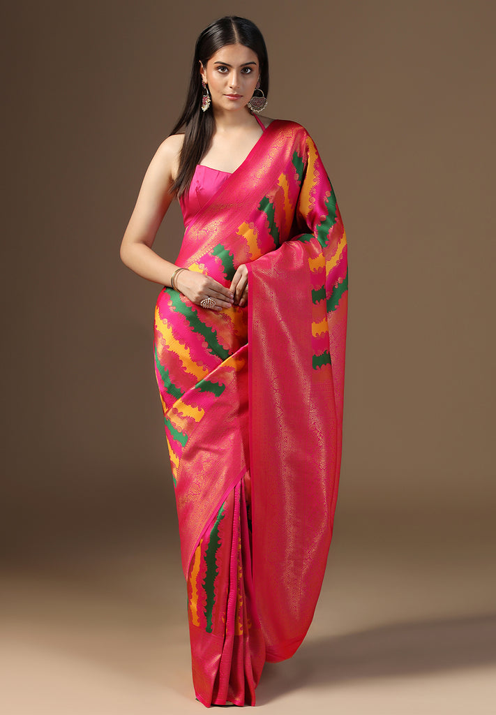 BANARASI MULTI SILK SAREE