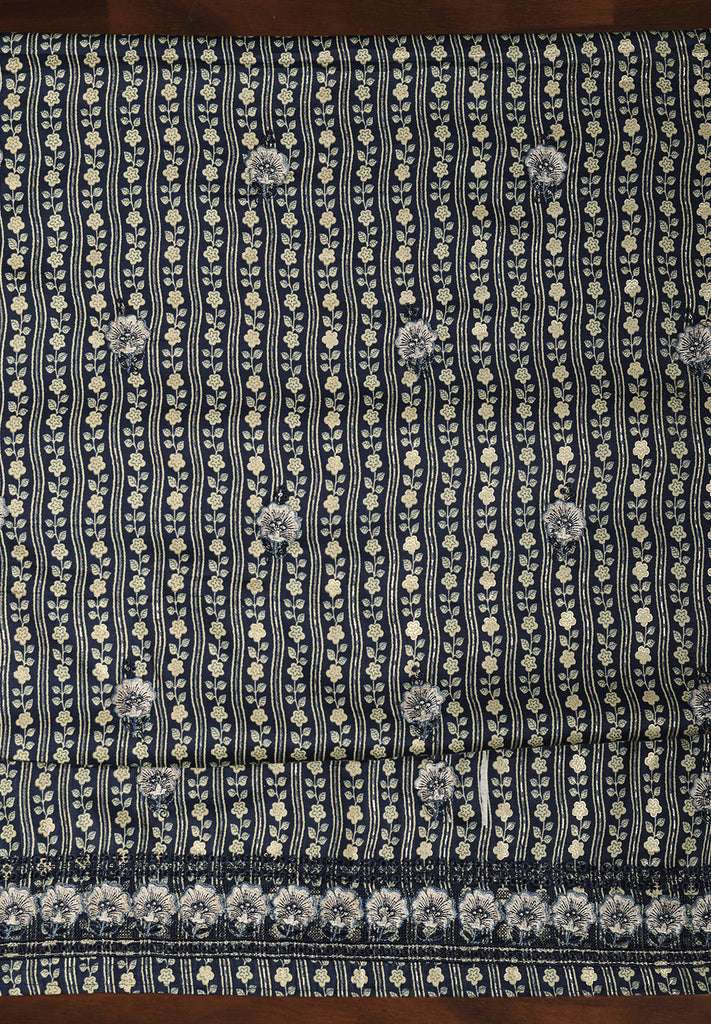 Get Blue Cotton Print Suit | Bombay Selections