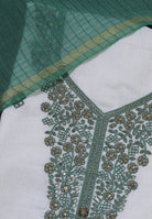 Hand Embroidered Unstitched Suit