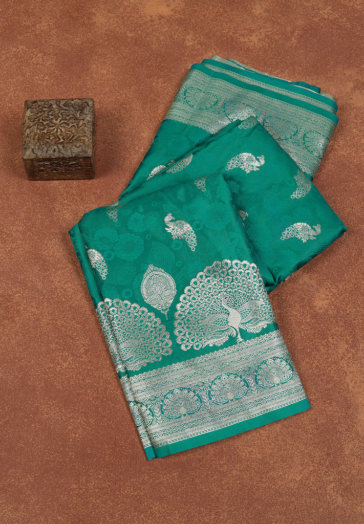 Banarasi Silk Saree with Majestic Zari Work