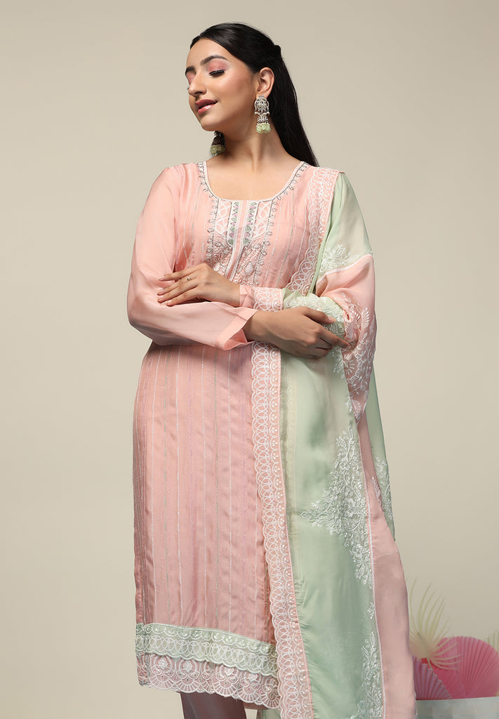 Organza suit Online | Bombay Selections