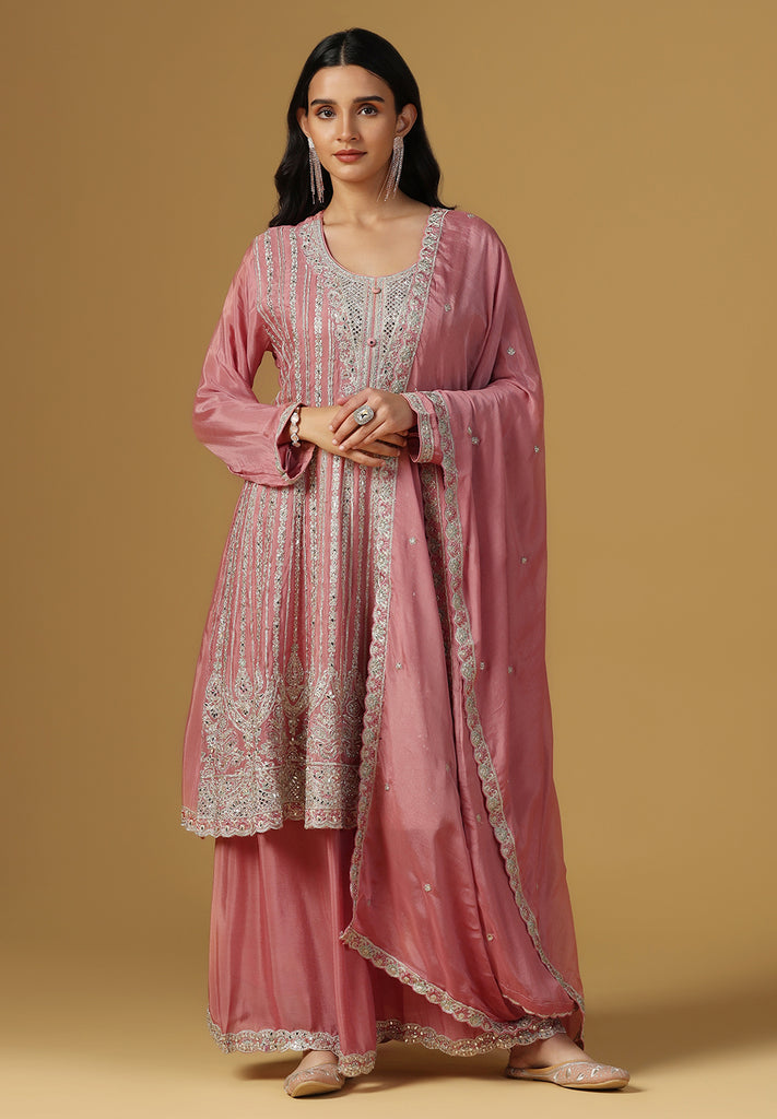 Elegance Crepe Sharara Suit