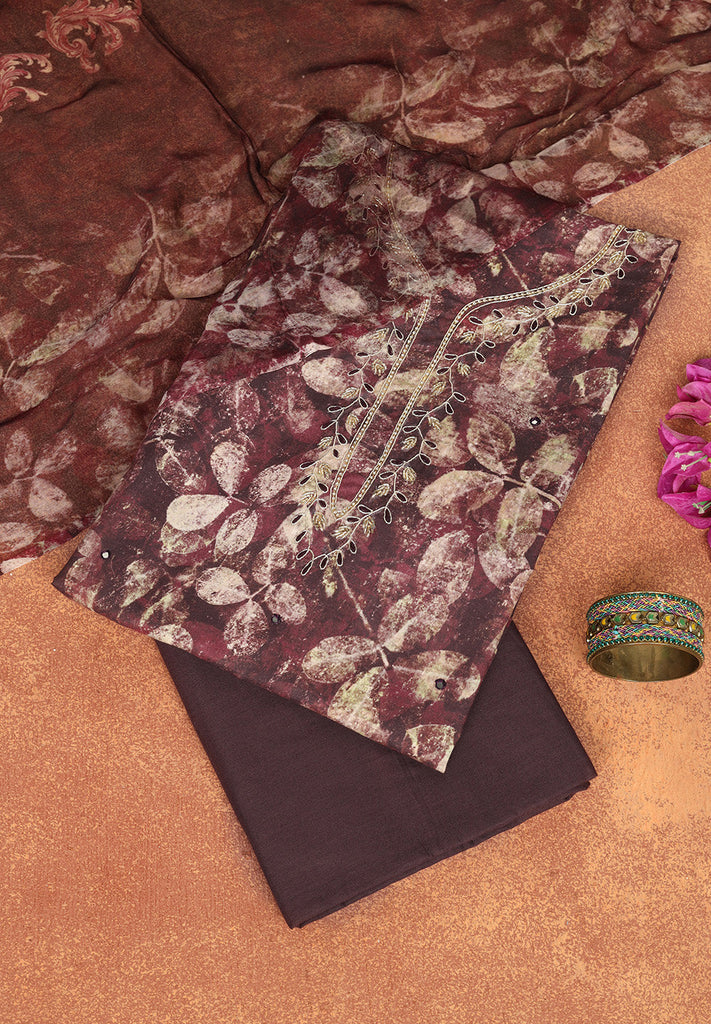 Cotton Unstitched Suit Set