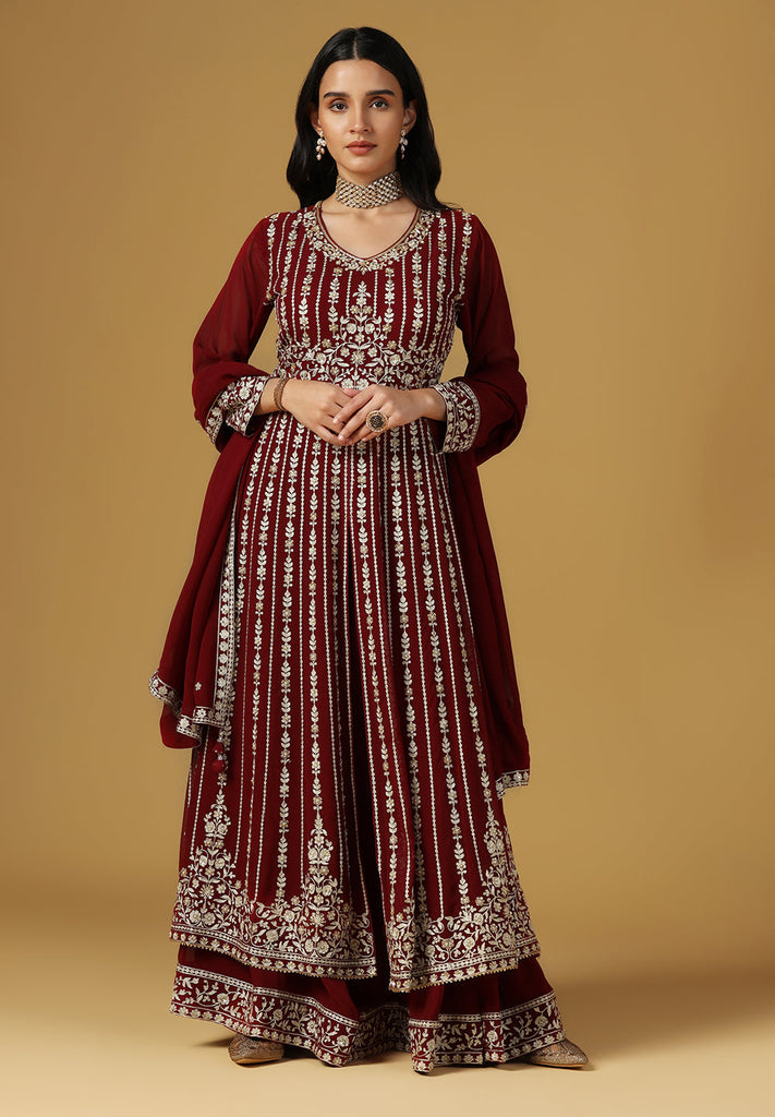 Elegance Georgette Sharara Suit