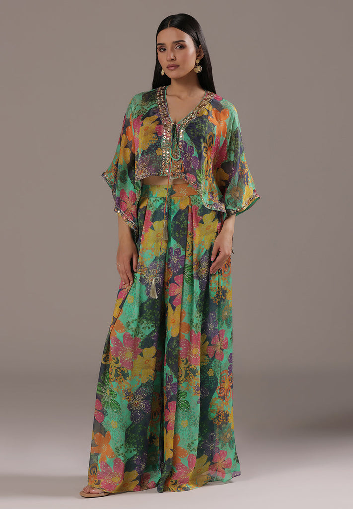 Shine Bright: Multi-Colour Mirror & Sequin Co-ord Set