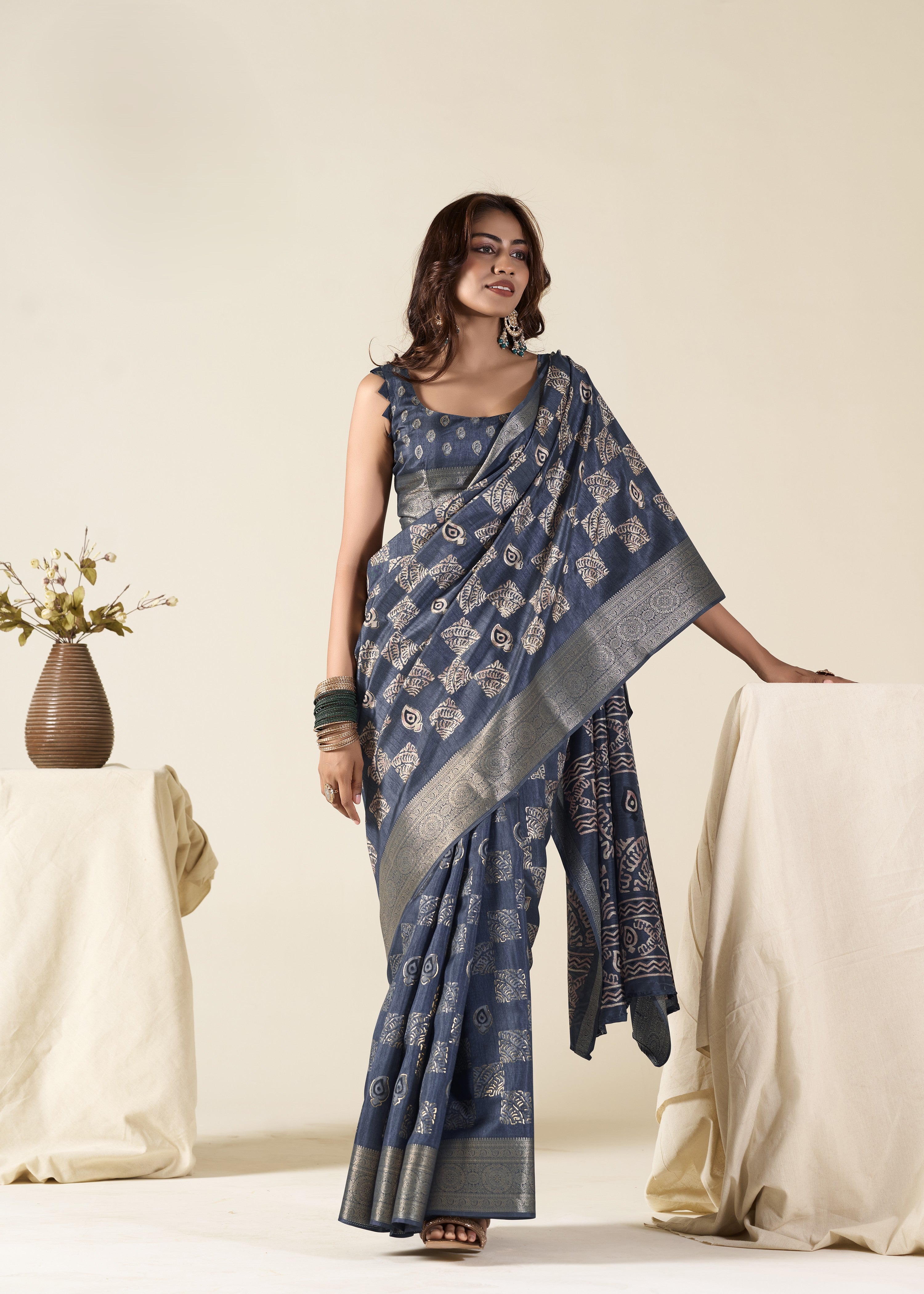 Timeless Printed Sarees In Rich, Elegant Hues