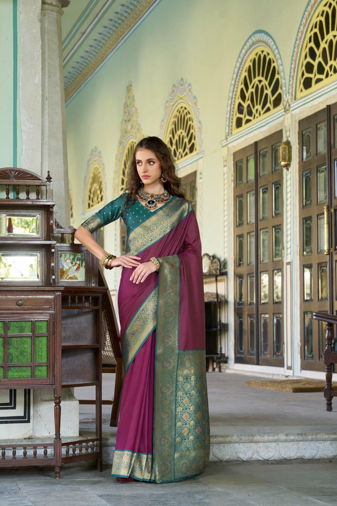 Banarasi Silk Saree with Zari Perfection