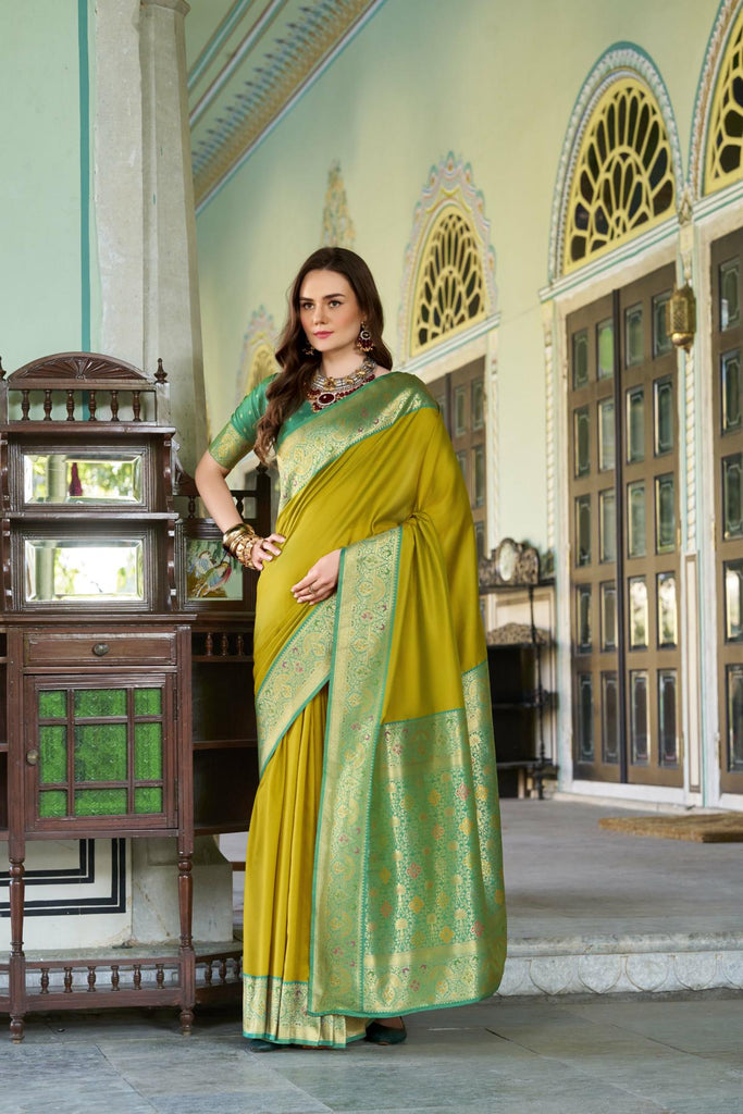 Banarasi Silk Saree with Zari Perfection