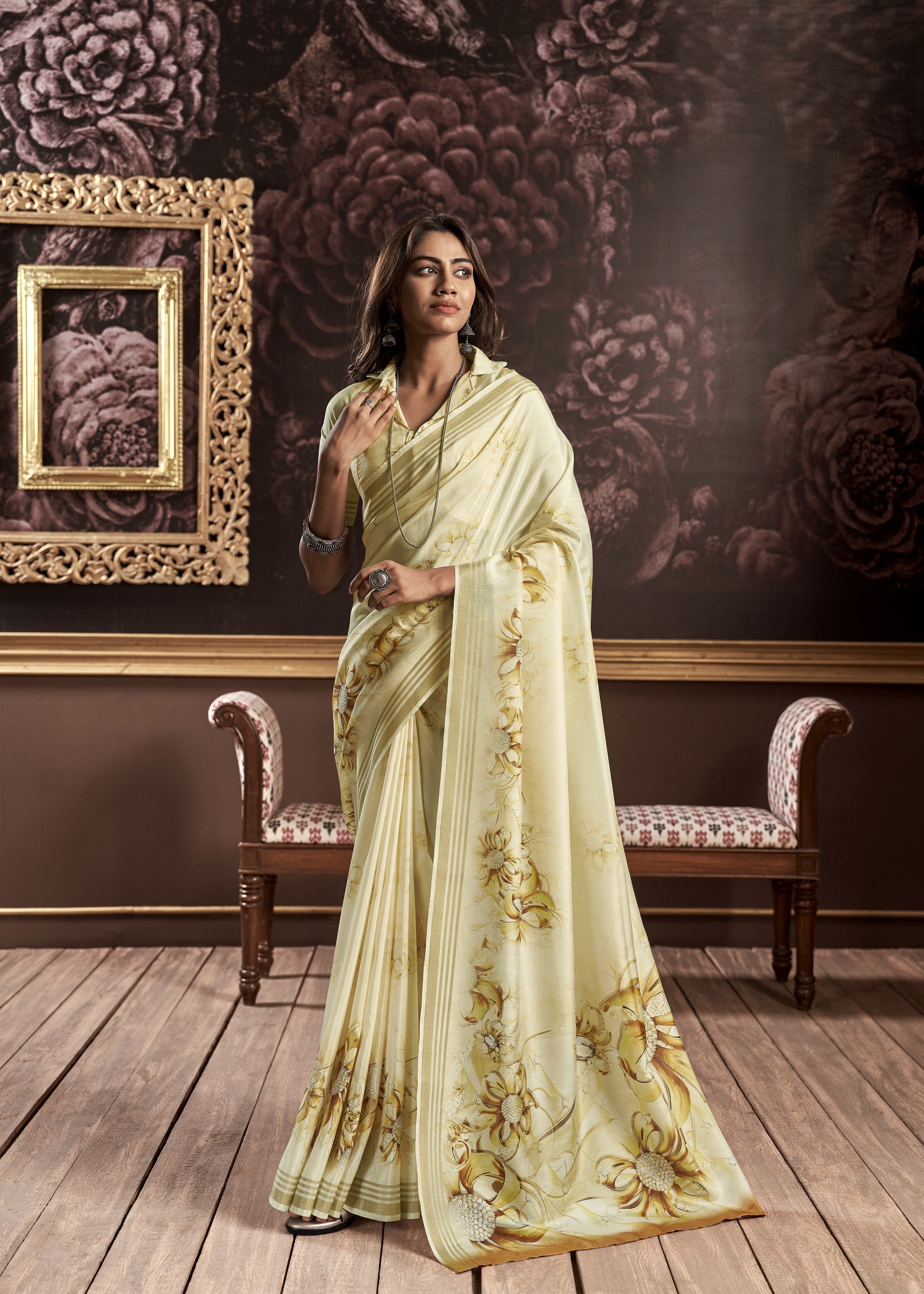 Silk Designer Printed Saree