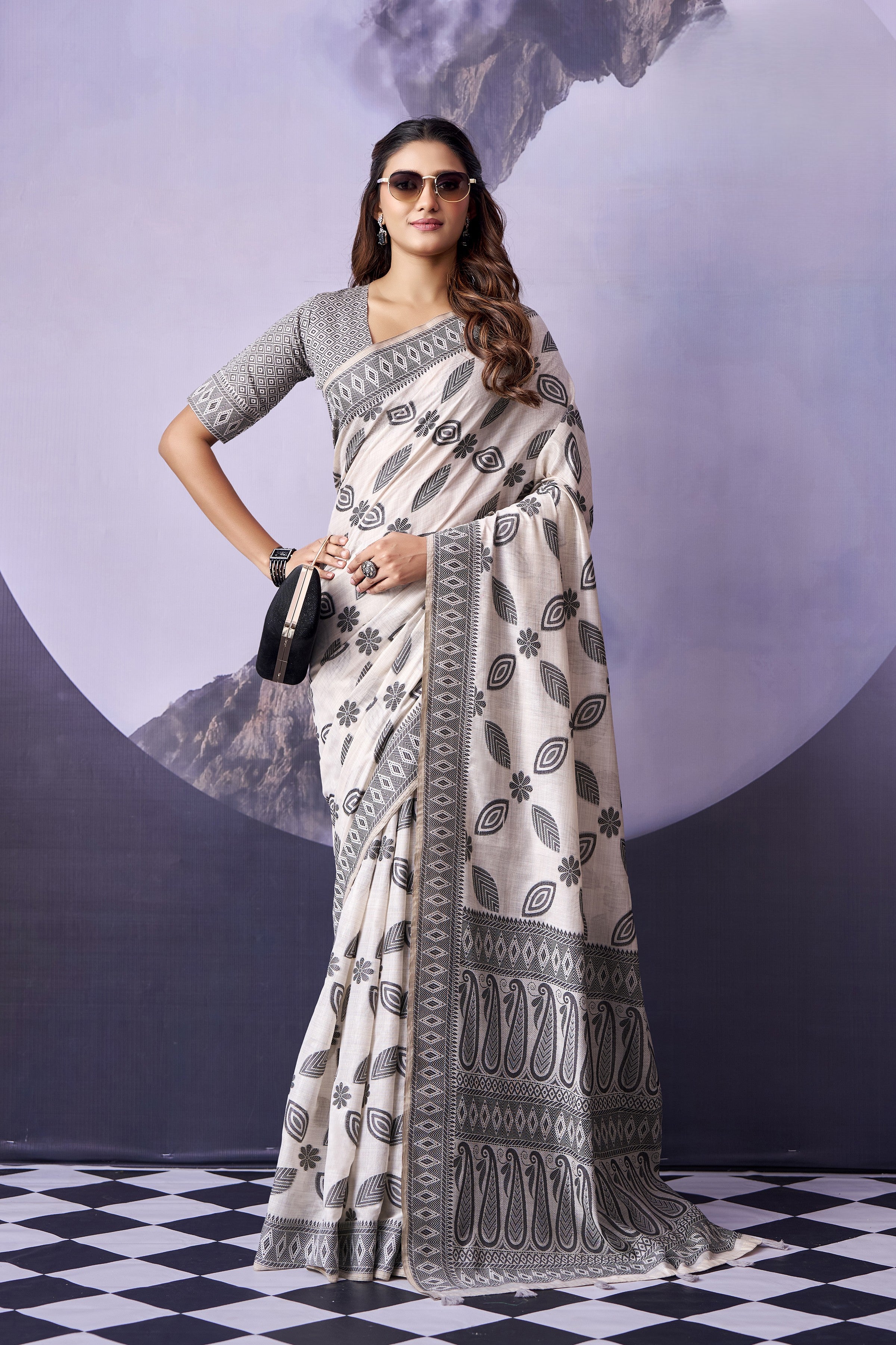 Elevate Your Everyday Style in Premium Printed Cotton Saree