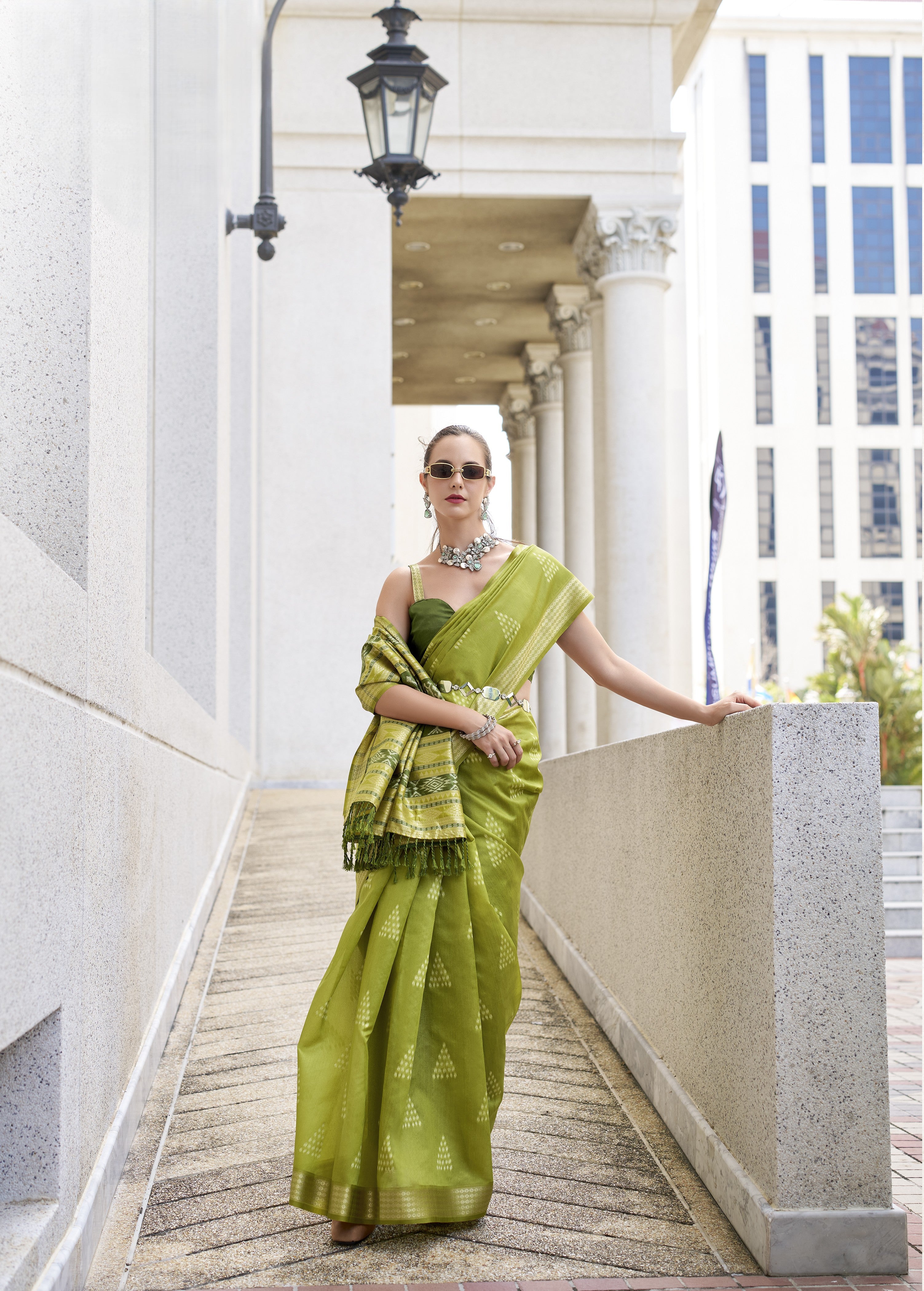 Royal Silk Saree with Exquisite All-Over Zari