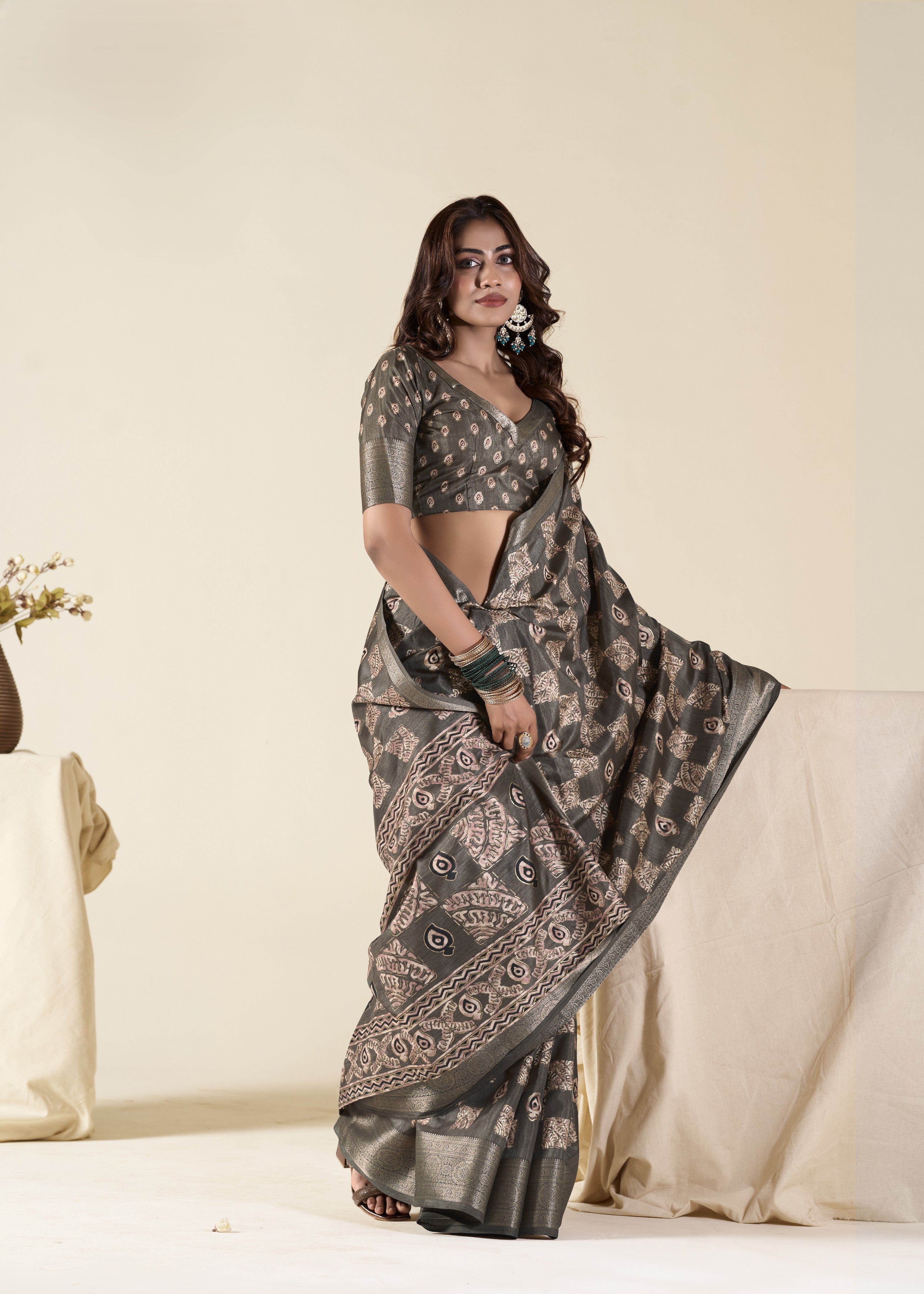 Timeless Printed Sarees In Rich, Elegant Hues