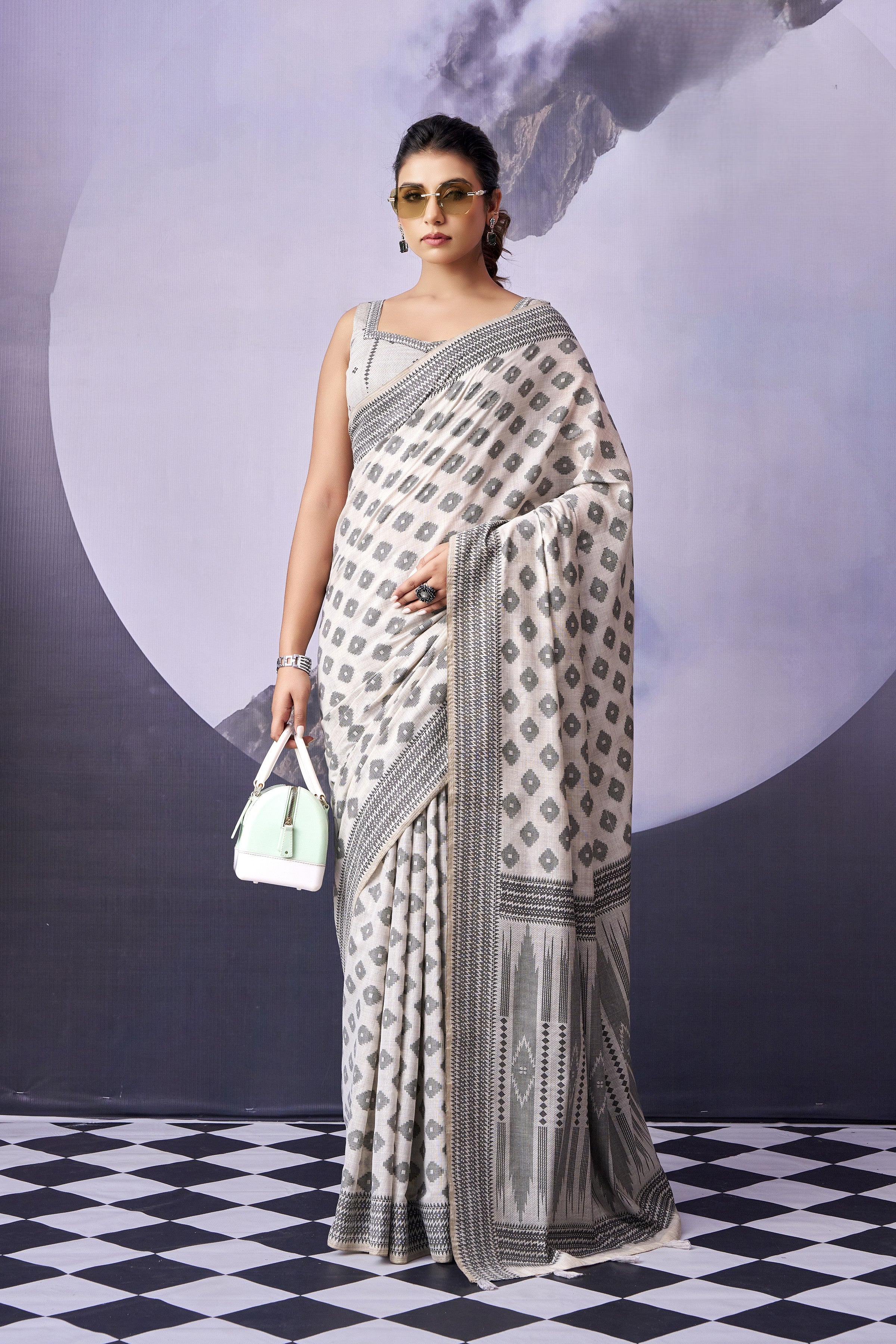 Elevate Your Everyday Style in Premium Printed Cotton Saree