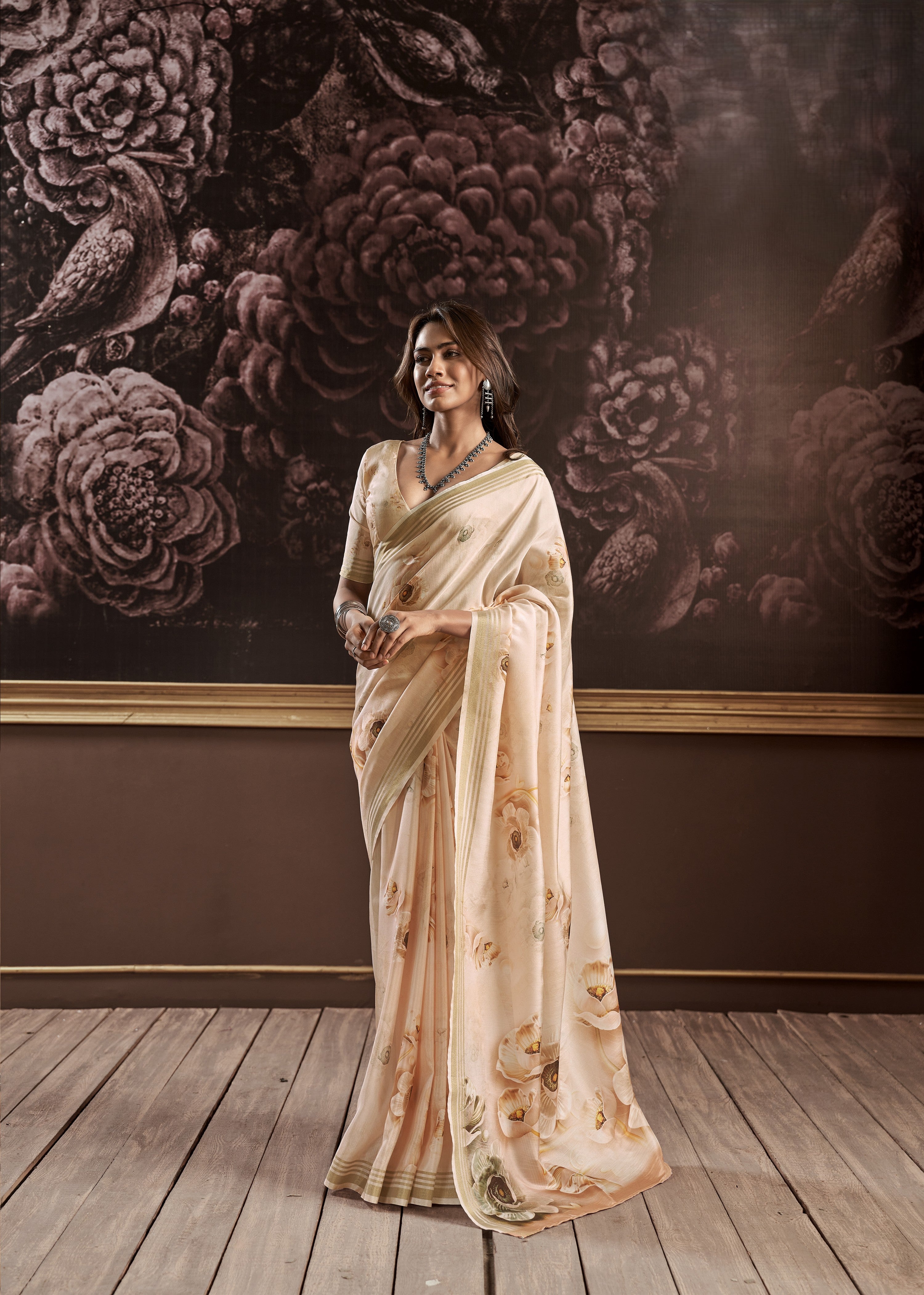 Silk Designer Printed Saree