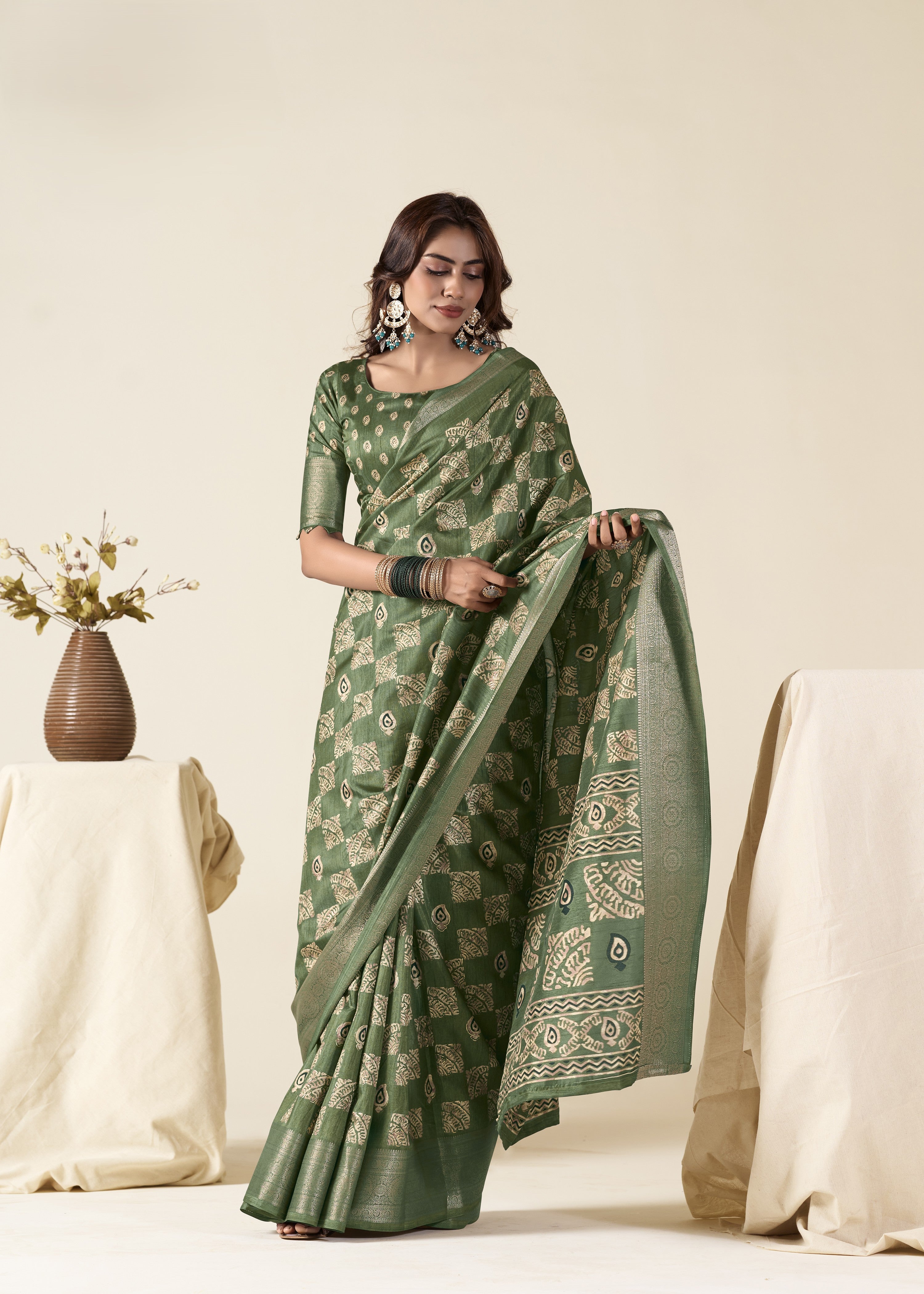 Timeless Printed Sarees In Rich, Elegant Hues
