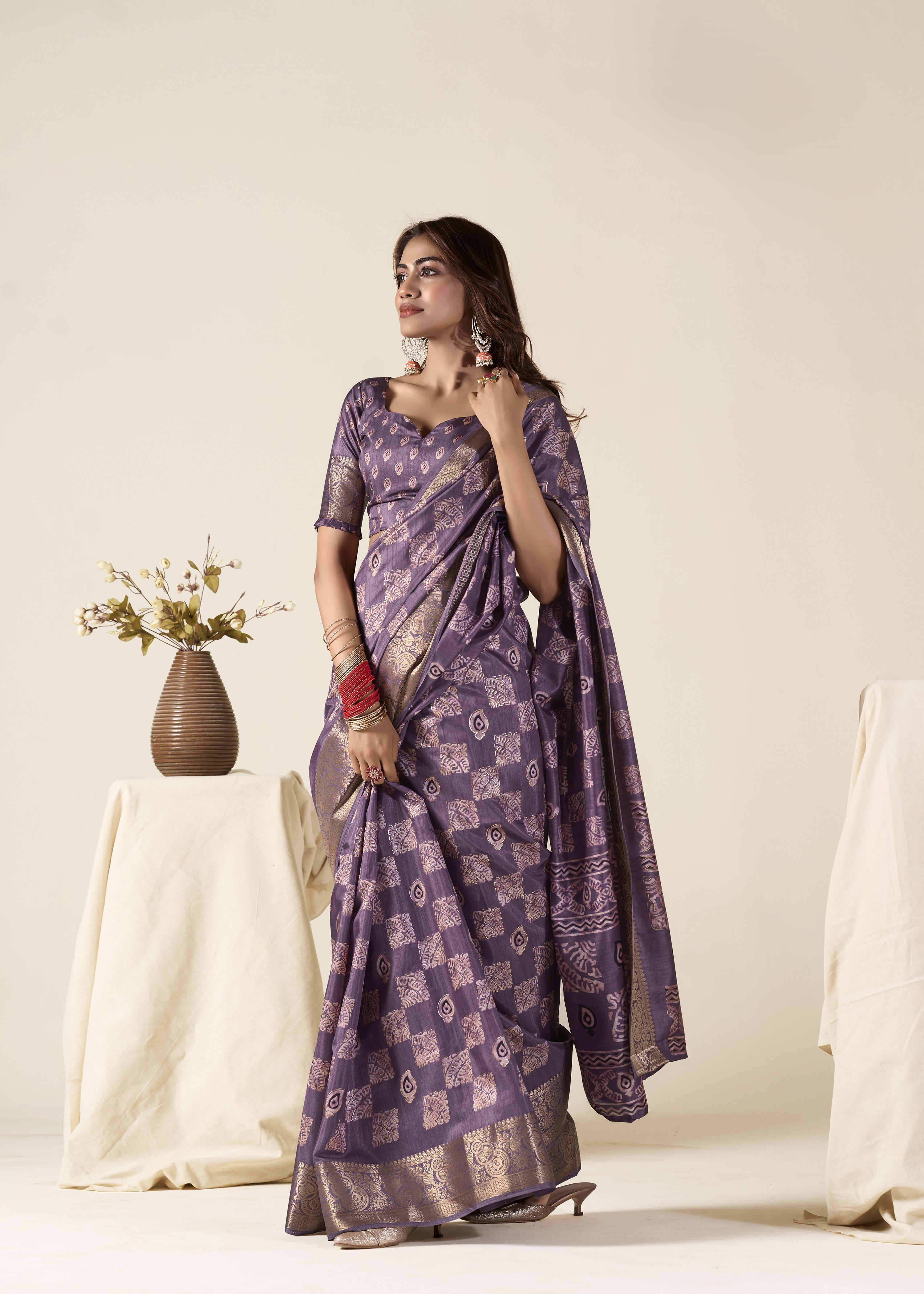 Timeless Printed Sarees In Rich, Elegant Hues