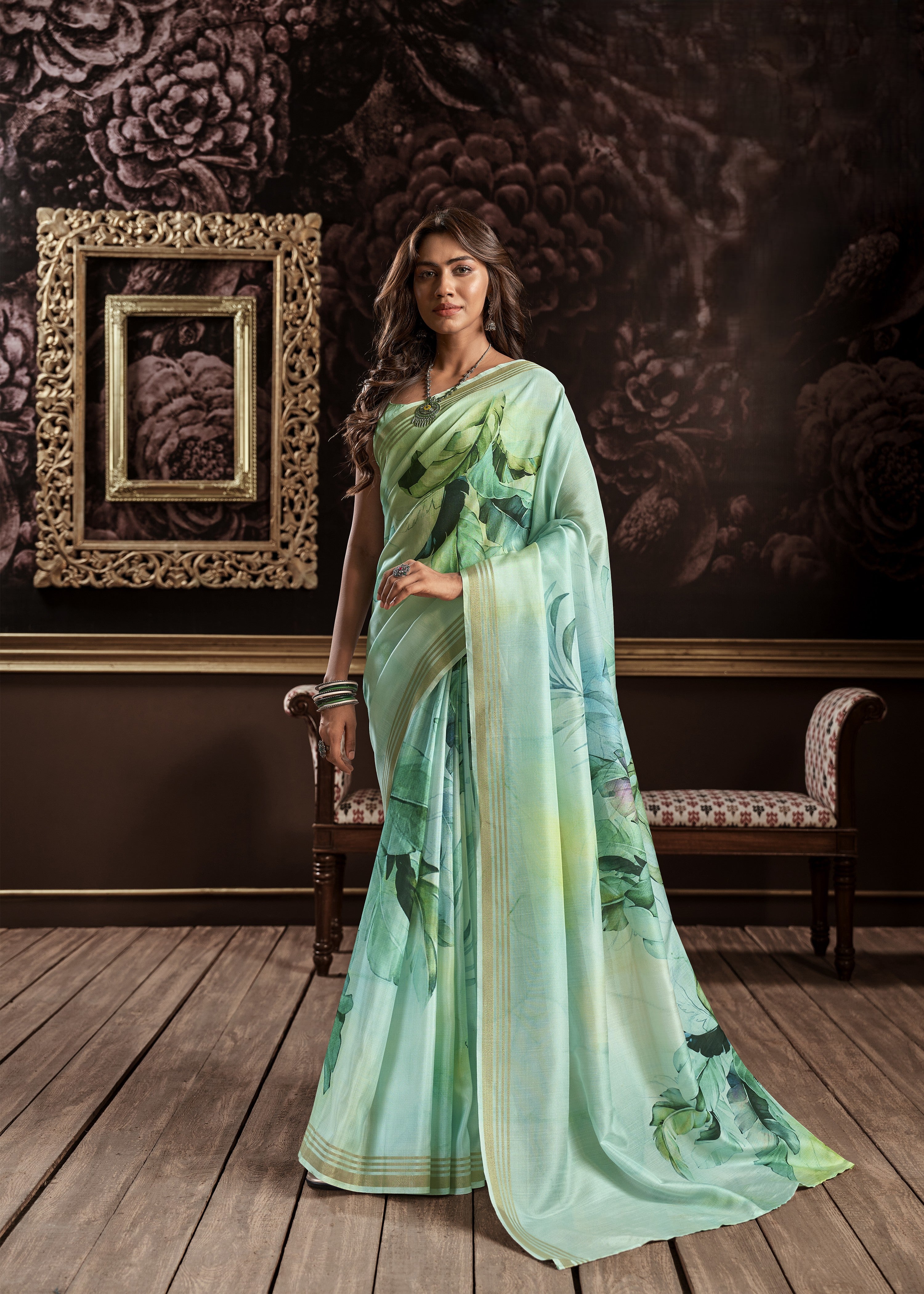 Silk Designer Printed Saree