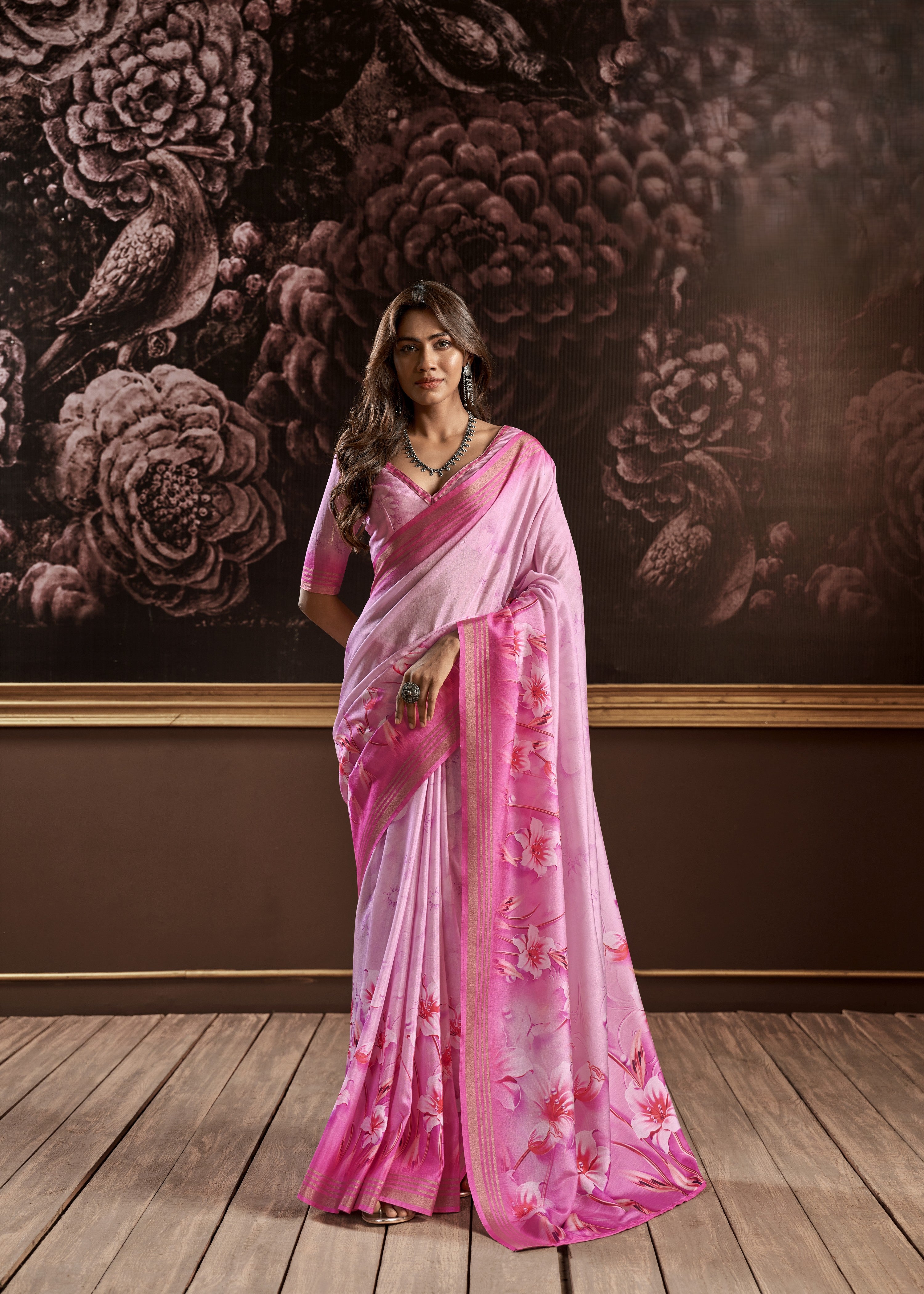 Silk Designer Printed Saree