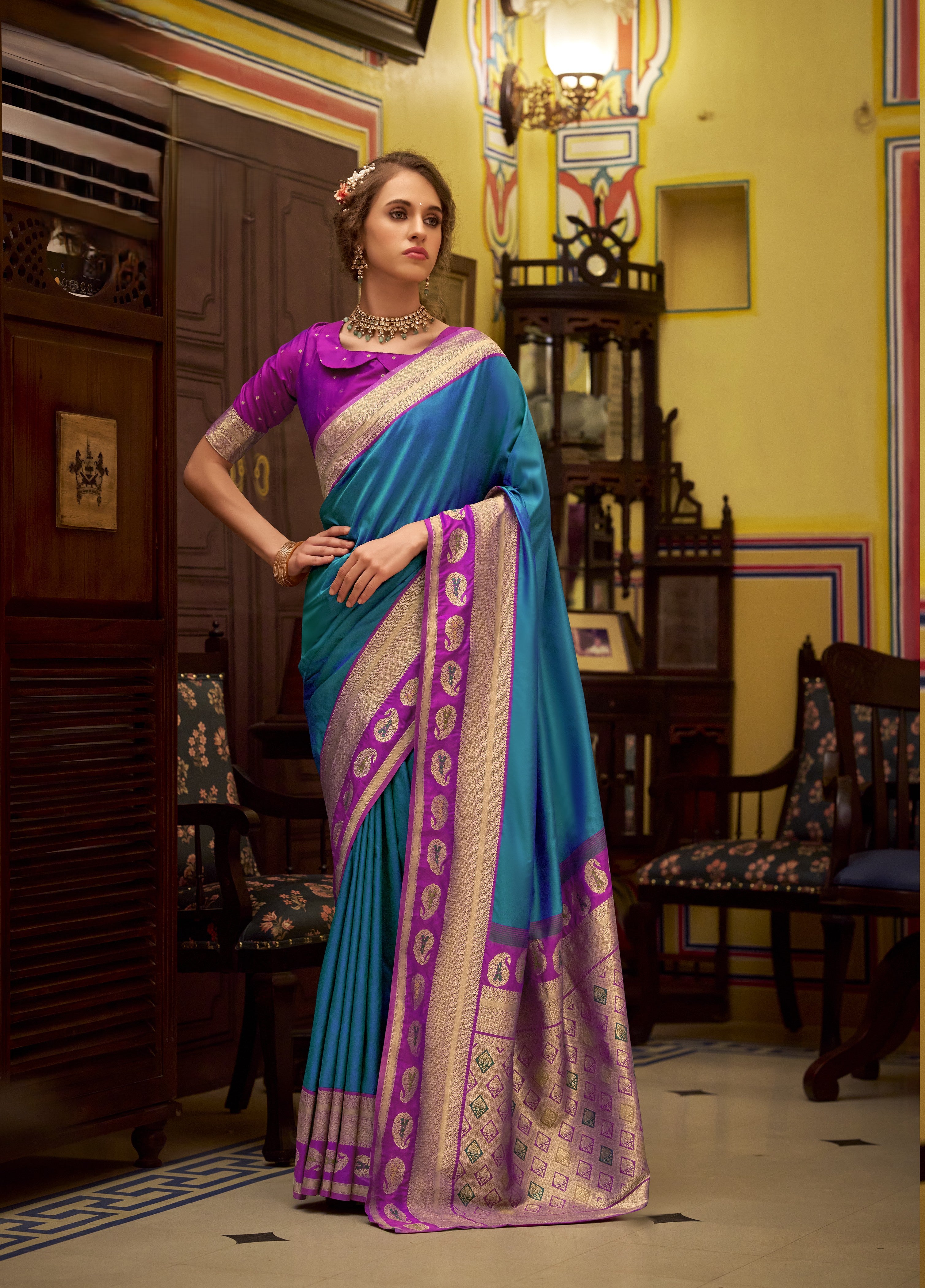 Festive Banarasi Silk Saree