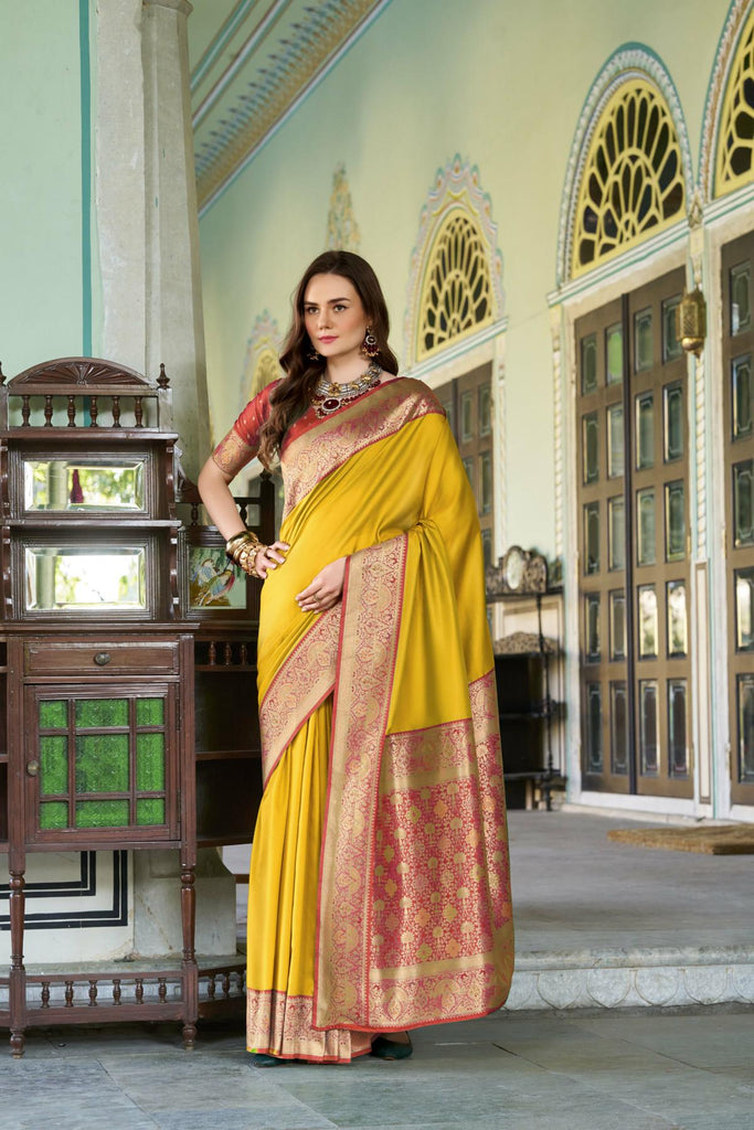 Banarasi Silk Saree with Zari Perfection