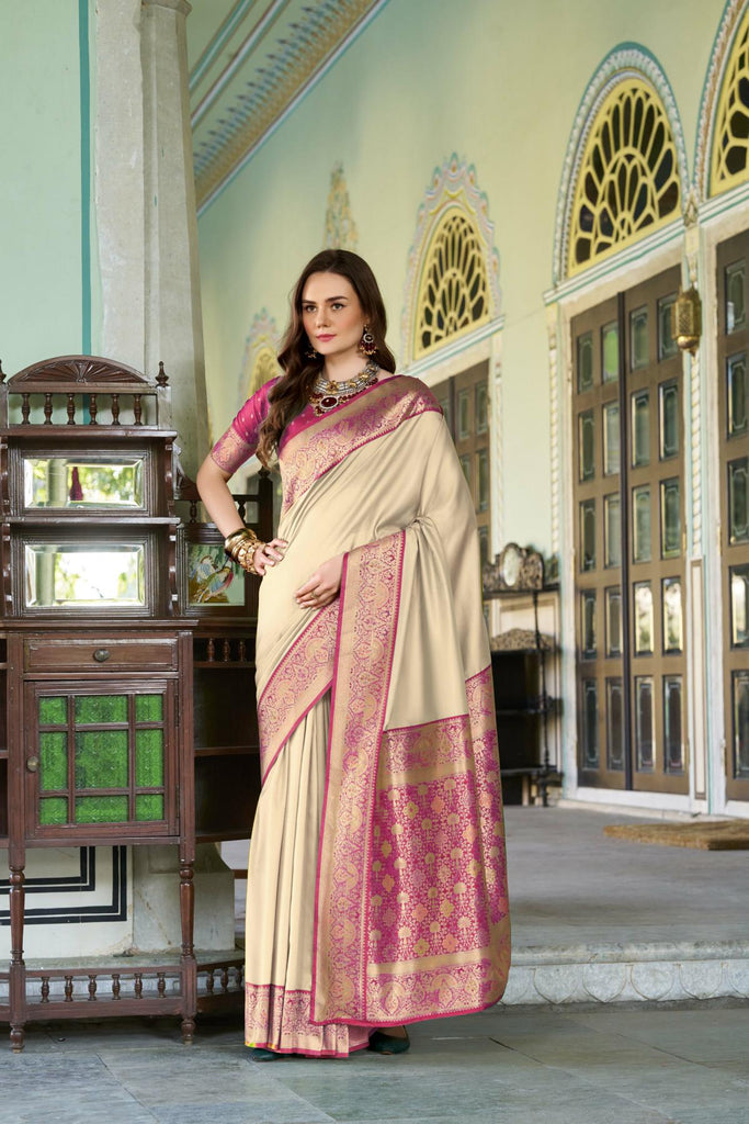 Banarasi Silk Saree with Zari Perfection