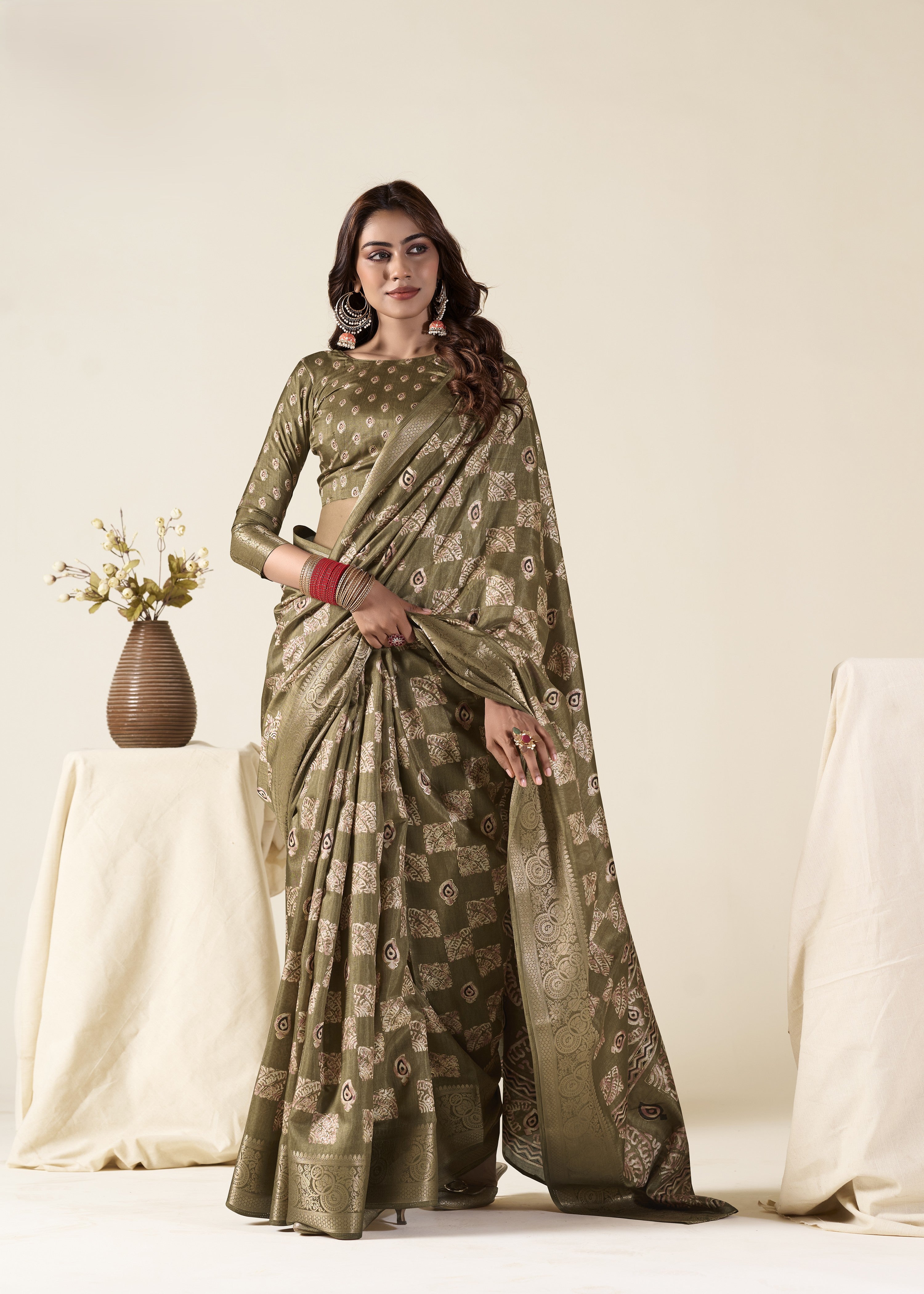 Timeless Printed Sarees In Rich, Elegant Hues