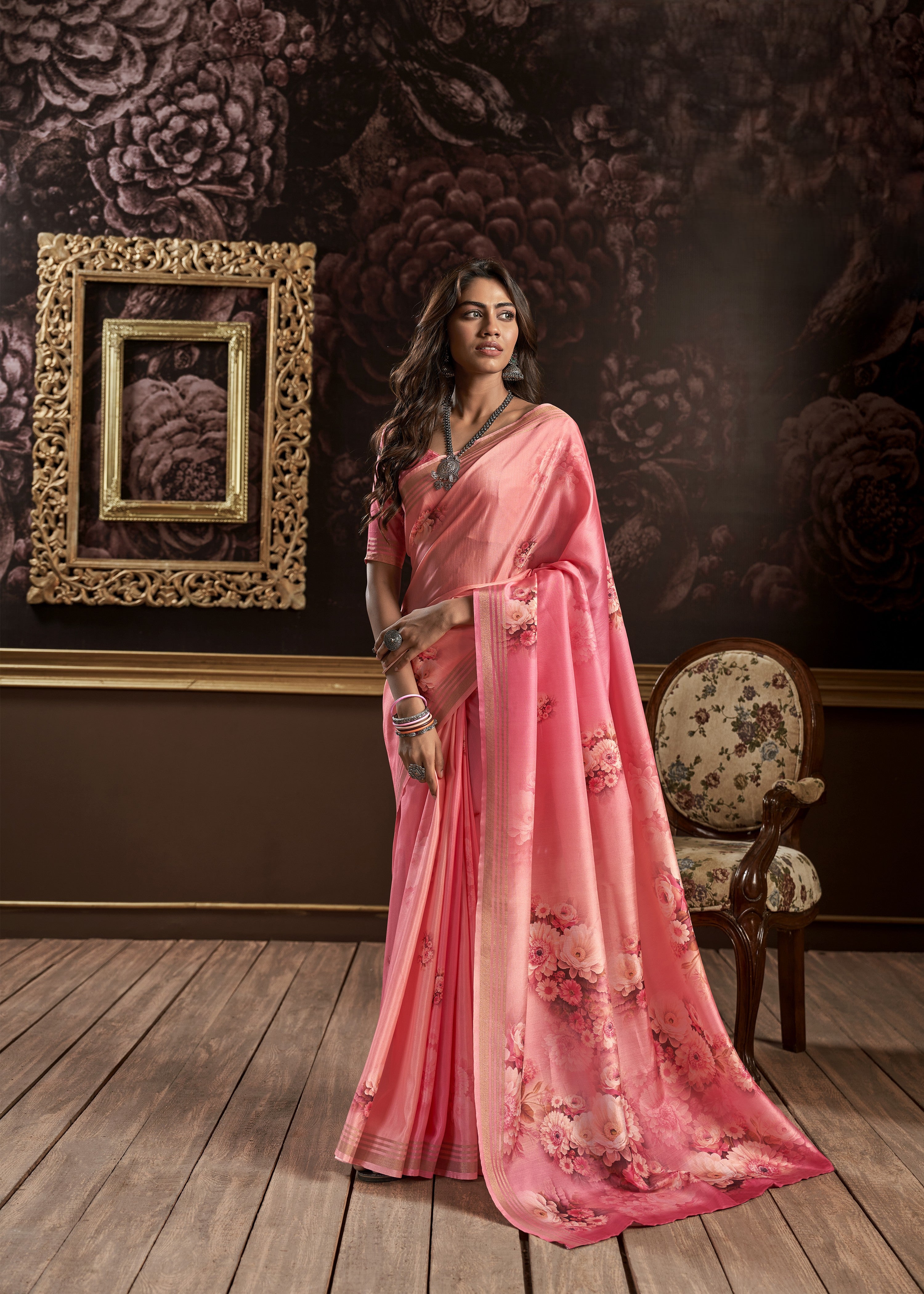 Silk Designer Printed Saree