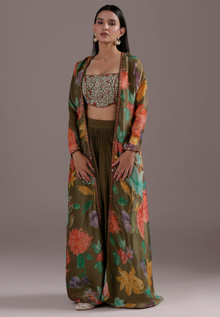 Readymade Sharara with Mirror Shine & Resham Thread Grace