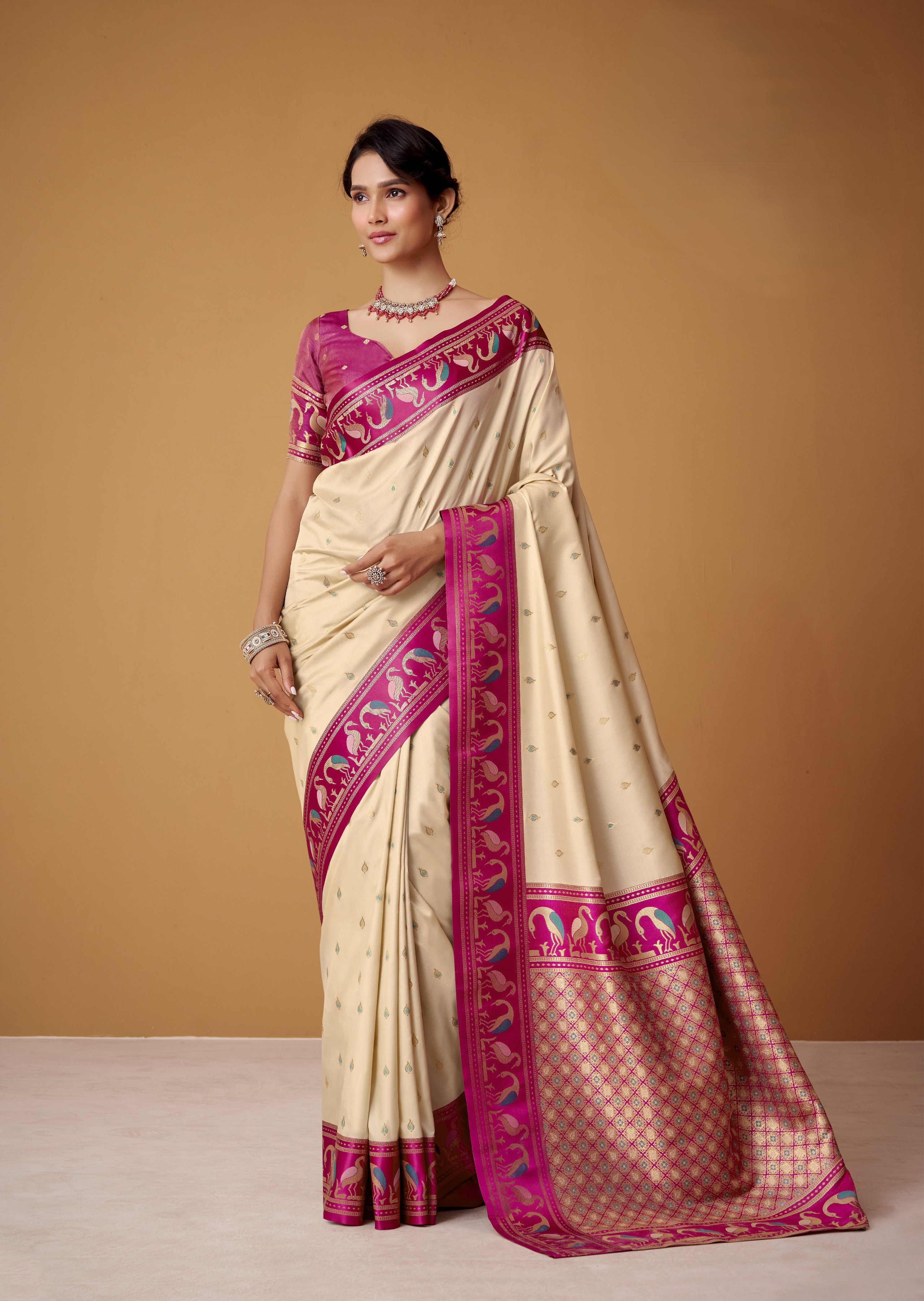 Banarasi Satin Silk Designer Saree
