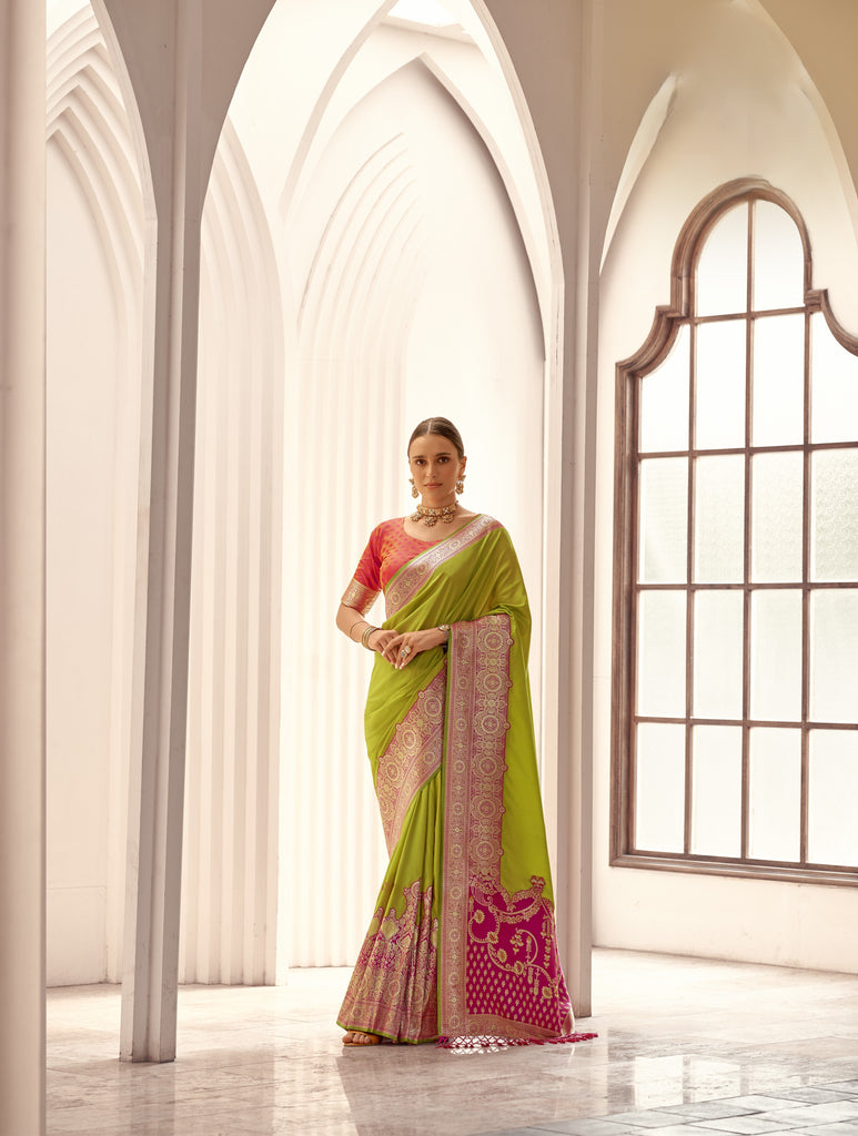 Banarasi  Silk Saree with Zari Perfection