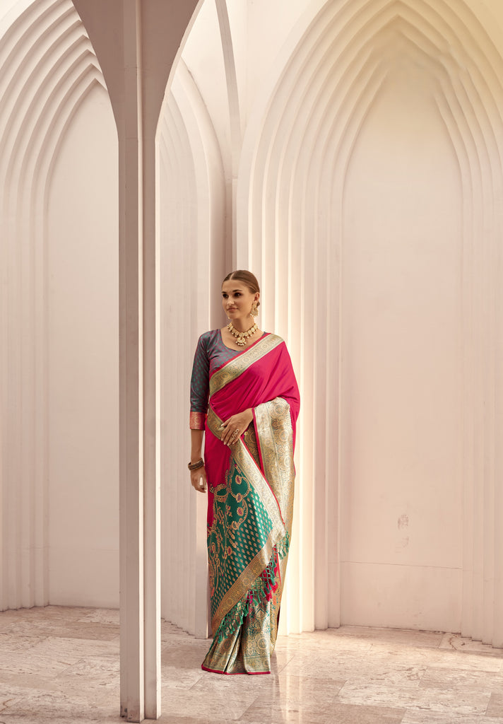 Banarasi  Silk Saree with Zari Perfection