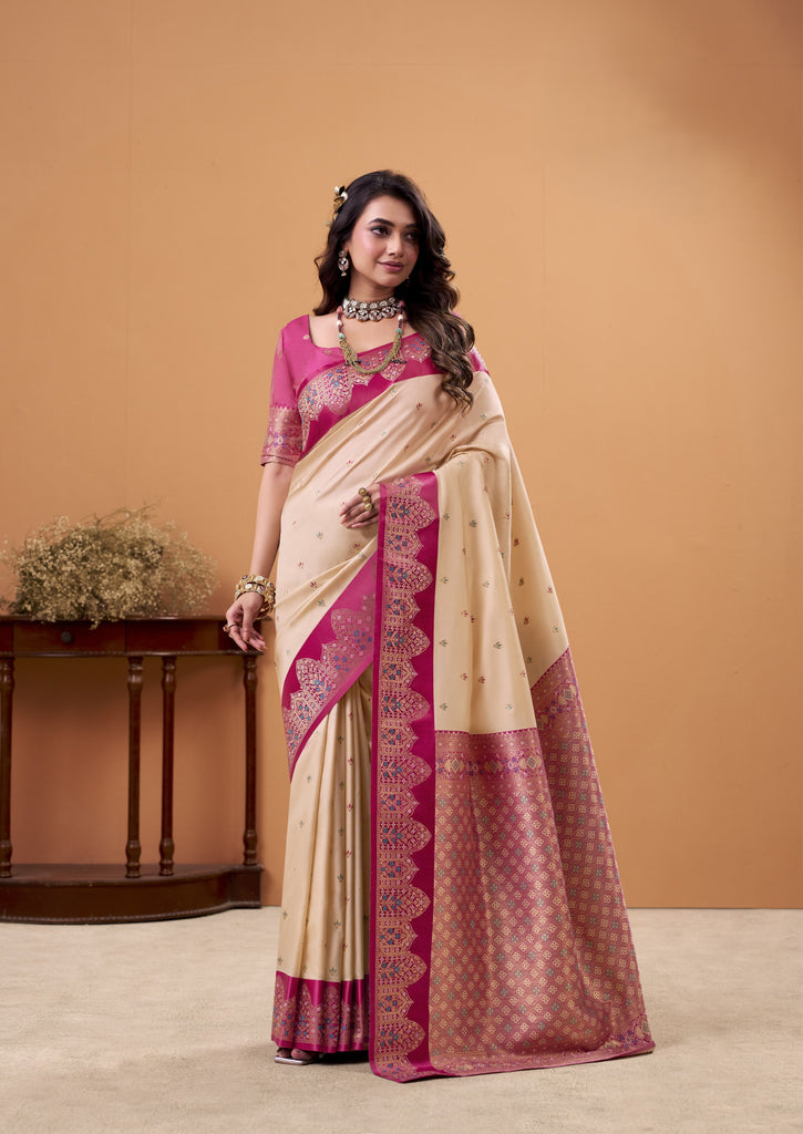 Banarasi Satin Silk Designer Saree